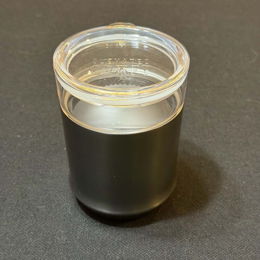 Elevated Craft Hybrid Glassware 12oz Rocks Glass with Stainless Steel Base